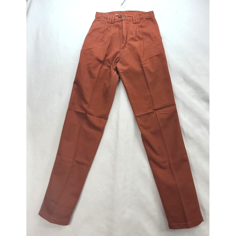 VTG Roper Jeans Womens 11/12 Rust Denim High Rise Bareback USA Made 29x36